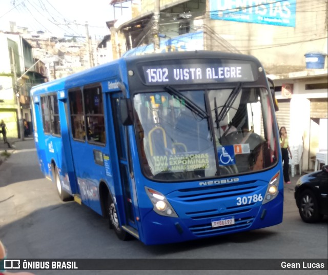 Viação Zurick 30786 na cidade de Belo Horizonte, Minas Gerais, Brasil, por Gean Lucas. ID da foto: 11531250.