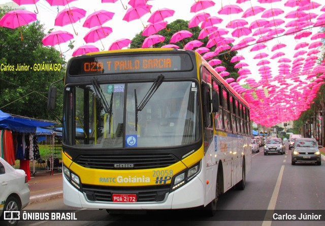 HP Transportes Coletivos 20058 na cidade de Goiânia, Goiás, Brasil, por Carlos Júnior. Número da foto: #11531991.