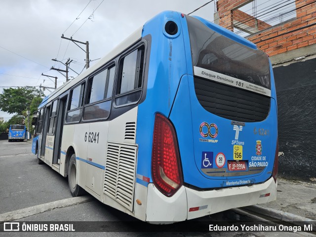 Transwolff Transportes e Turismo 6 6241 na cidade de São Paulo, São Paulo, Brasil, por Eduardo Yoshiharu Onaga Mi. Número da foto: #11530809.