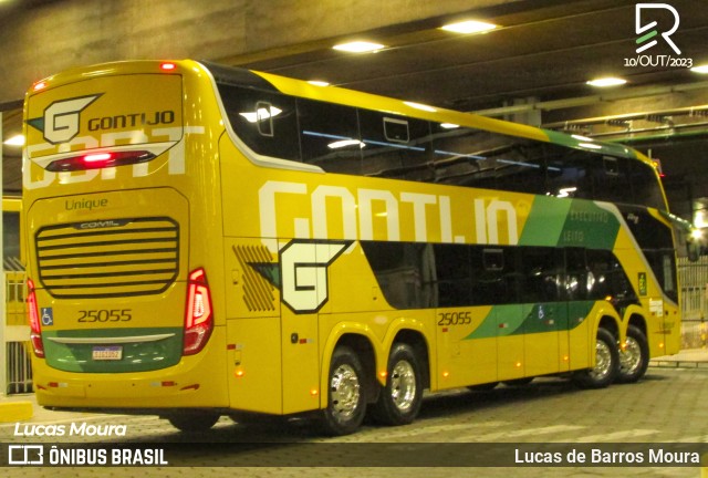 Empresa Gontijo de Transportes 25055 na cidade de Belo Horizonte, Minas Gerais, Brasil, por Lucas de Barros Moura. ID da foto: 11531015.