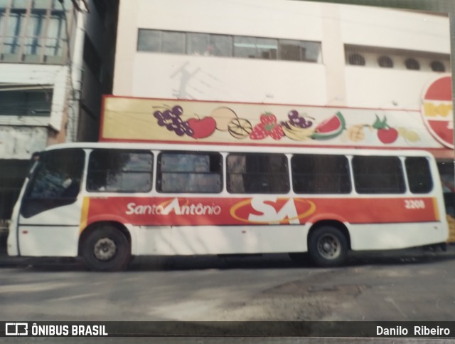 Viação Santo Antônio e Turismo 2208 na cidade de Barra do Piraí, Rio de Janeiro, Brasil, por Danilo  Ribeiro. Número da foto: #11531213.