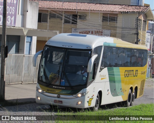 Empresa Gontijo de Transportes 18495 na cidade de Caruaru, Pernambuco, Brasil, por Lenilson da Silva Pessoa. Número da foto: #11532497.