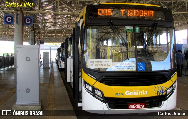 HP Transportes Coletivos 20065 na cidade de Goiânia, Goiás, Brasil, por Carlos Júnior. Número da foto: #11531121.