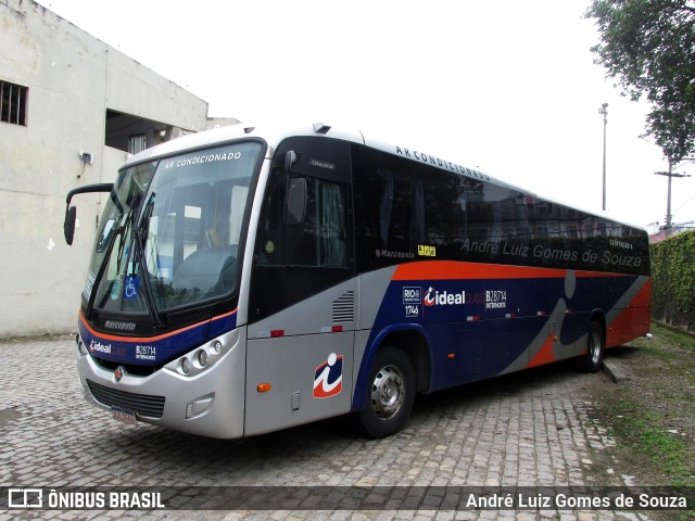 Viação Ideal B28714 na cidade de Rio de Janeiro, Rio de Janeiro, Brasil, por André Luiz Gomes de Souza. Número da foto: #11533233.