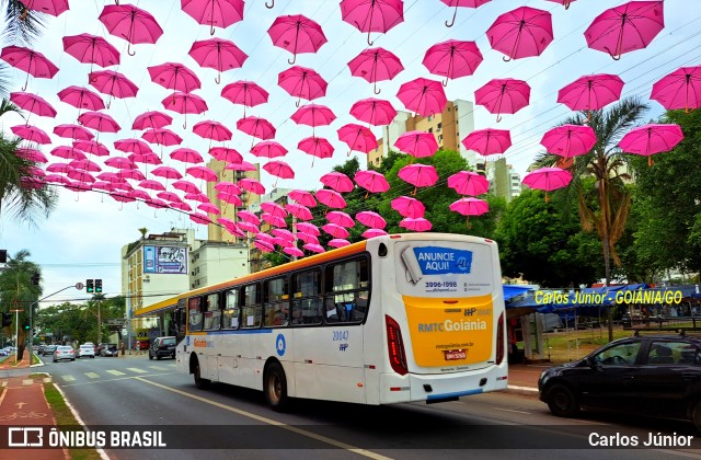 HP Transportes Coletivos 20047 na cidade de Goiânia, Goiás, Brasil, por Carlos Júnior. Número da foto: #11532026.