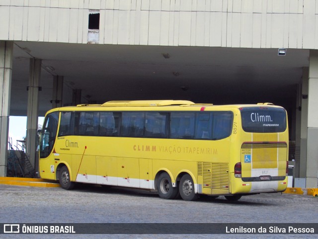 Viação Itapemirim 8821 na cidade de Caruaru, Pernambuco, Brasil, por Lenilson da Silva Pessoa. ID da foto: 11532450.