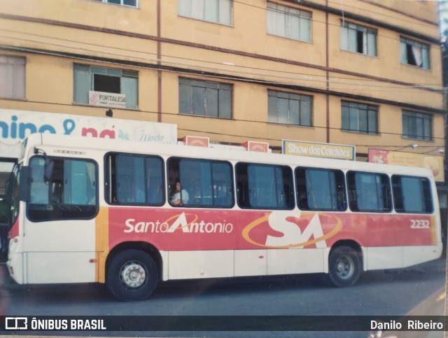 Viação Santo Antônio e Turismo 2232 na cidade de Barra do Piraí, Rio de Janeiro, Brasil, por Danilo  Ribeiro. ID da foto: 11531217.