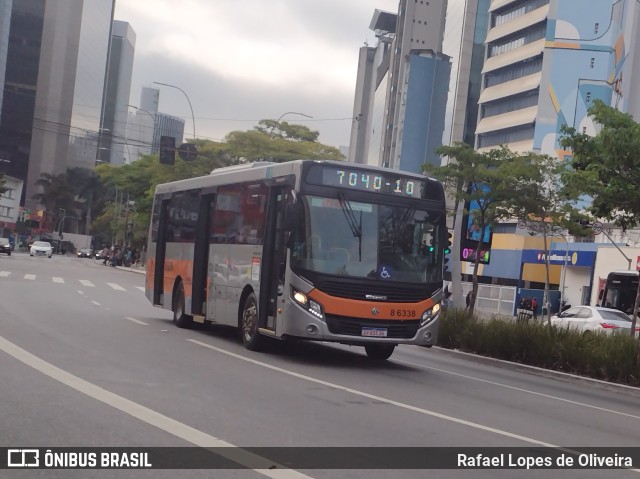 Alfa Rodobus > CooperAlfa 8 6338 na cidade de São Paulo, São Paulo, Brasil, por Rafael Lopes de Oliveira. ID da foto: 11534337.