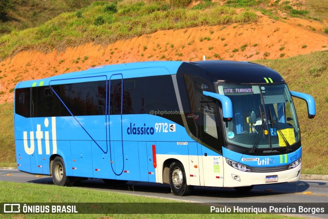 UTIL - União Transporte Interestadual de Luxo 9712 na cidade de Aparecida, São Paulo, Brasil, por Paulo Henrique Pereira Borges. Número da foto: #11536159.
