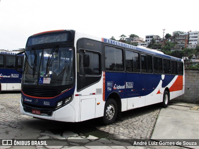 Viação Ideal B28561 na cidade de Rio de Janeiro, Rio de Janeiro, Brasil, por André Luiz Gomes de Souza. Número da foto: #11536512.