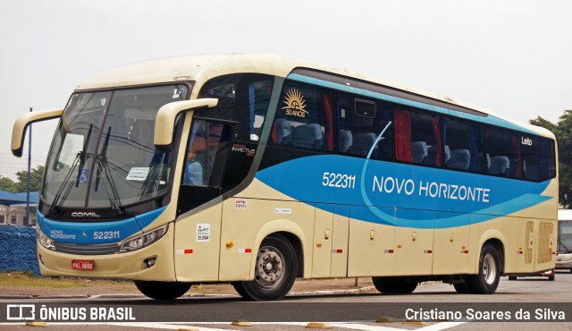 Viação Novo Horizonte 522311 na cidade de São Paulo, São Paulo, Brasil, por Cristiano Soares da Silva. Número da foto: #11535985.