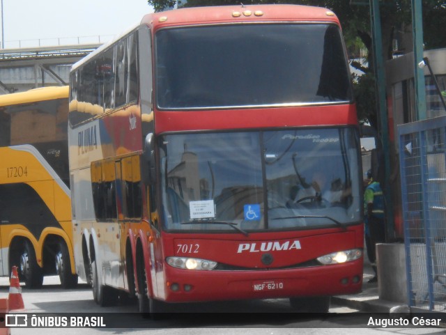 Pluma Conforto e Turismo 7012 na cidade de Rio de Janeiro, Rio de Janeiro, Brasil, por Augusto César. Número da foto: #11534832.