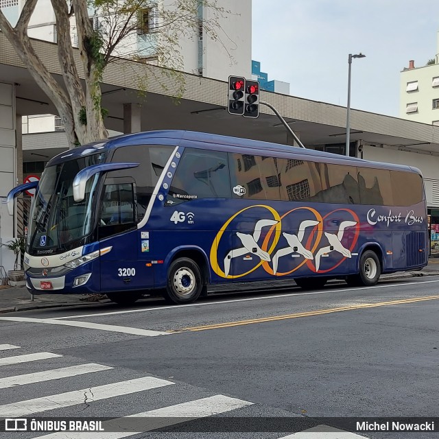 Confort Bus Viagens e Turismo 3200 na cidade de São Paulo, São Paulo, Brasil, por Michel Nowacki. ID da foto: 11536313.