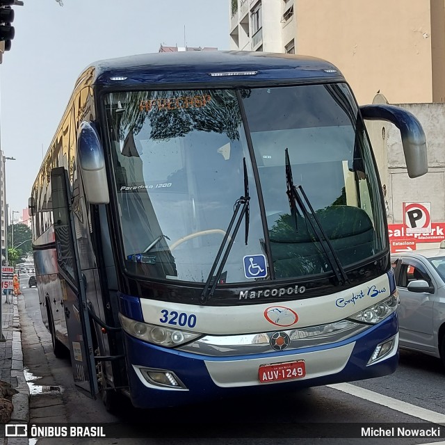 Confort Bus Viagens e Turismo 3200 na cidade de São Paulo, São Paulo, Brasil, por Michel Nowacki. ID da foto: 11536315.