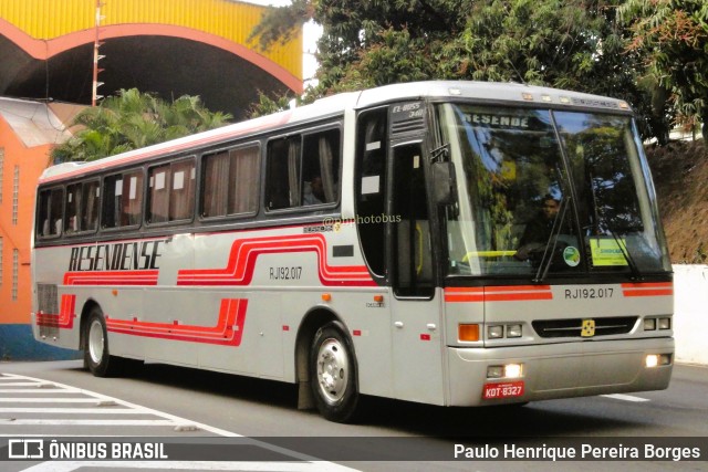 Viação Resendense RJ 192.017 na cidade de Volta Redonda, Rio de Janeiro, Brasil, por Paulo Henrique Pereira Borges. ID da foto: 11536211.