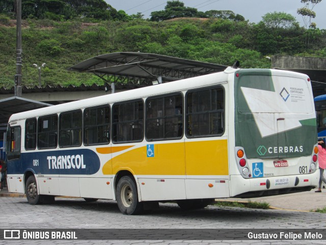 Transcol - Transportes Coletivos Ltda. 081 na cidade de Recife, Pernambuco, Brasil, por Gustavo Felipe Melo. Número da foto: #11534306.