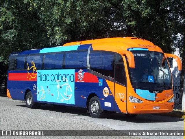 Viação Piracicabana 1702 na cidade de São Paulo, São Paulo, Brasil, por Lucas Adriano Bernardino. ID da foto: 11534963.