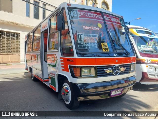 Ônibus Particulares Don Efe na cidade de Valparaíso, Valparaíso, Valparaíso, Chile, por Benjamín Tomás Lazo Acuña. ID da foto: 11536517.