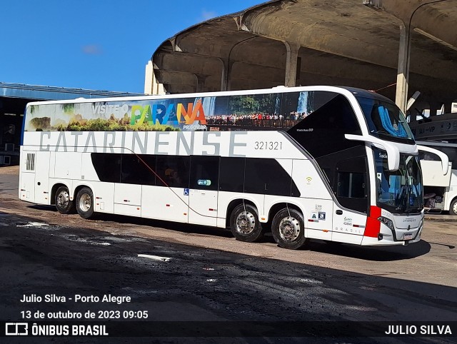 Auto Viação Catarinense 321321 na cidade de Porto Alegre, Rio Grande do Sul, Brasil, por JULIO SILVA. Número da foto: #11534939.