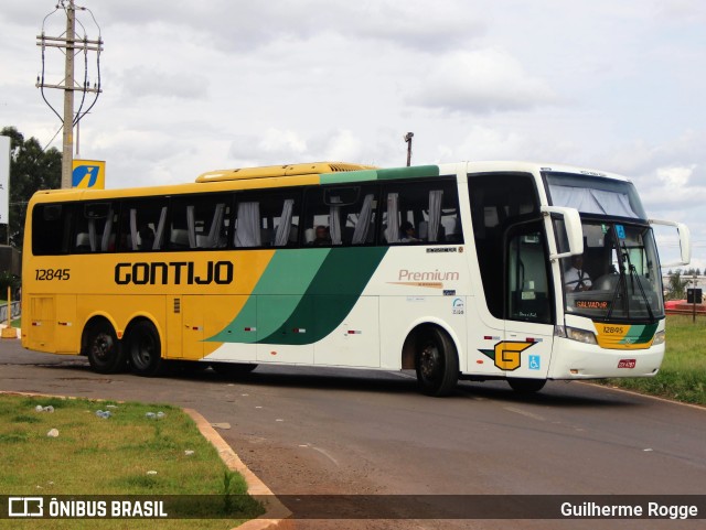 Empresa Gontijo de Transportes 12845 na cidade de Cascavel, Paraná, Brasil, por Guilherme Rogge. ID da foto: 11538519.