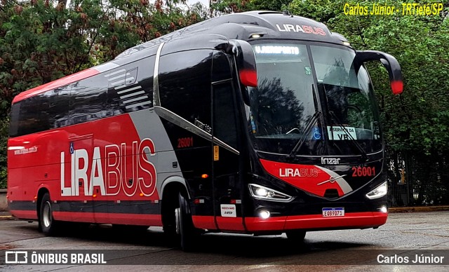 Lirabus 26001 na cidade de São Paulo, São Paulo, Brasil, por Carlos Júnior. Número da foto: #11538607.