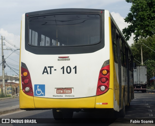 Empresa de Transportes Nova Marambaia AT-101 na cidade de Belém, Pará, Brasil, por Fabio Soares. Número da foto: #11536817.
