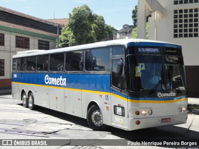 Viação Cometa 1703 na cidade de Rio de Janeiro, Rio de Janeiro, Brasil, por Paulo Henrique Pereira Borges. Número da foto: #11538735.