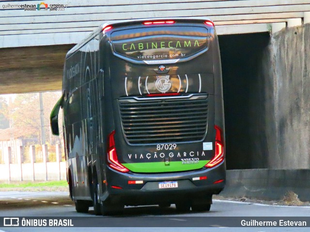 Viação Garcia 87029 na cidade de Campinas, São Paulo, Brasil, por Guilherme Estevan. ID da foto: 11537660.