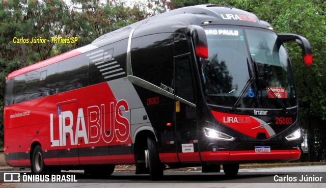 Lirabus 26003 na cidade de São Paulo, São Paulo, Brasil, por Carlos Júnior. Número da foto: #11538750.