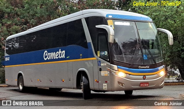 Viação Cometa 18542 na cidade de São Paulo, São Paulo, Brasil, por Carlos Júnior. ID da foto: 11538449.