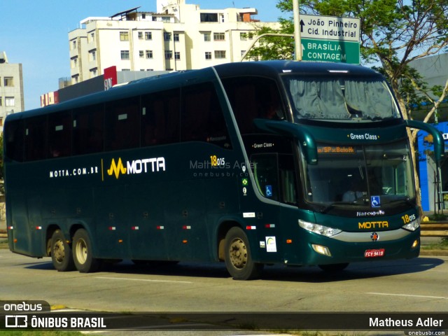 Viação Motta 18015 na cidade de Belo Horizonte, Minas Gerais, Brasil, por Matheus Adler. Número da foto: #11537798.