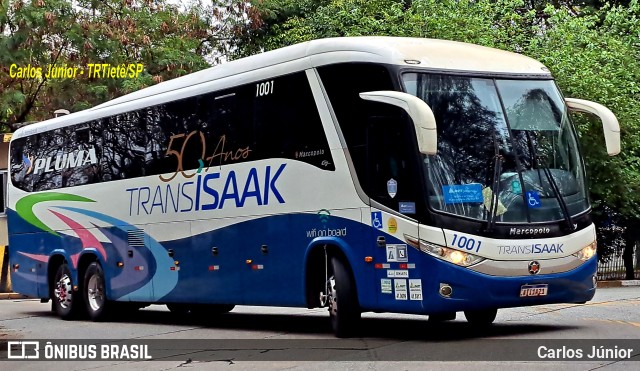 Trans Isaak Turismo 1001 na cidade de São Paulo, São Paulo, Brasil, por Carlos Júnior. ID da foto: 11538747.