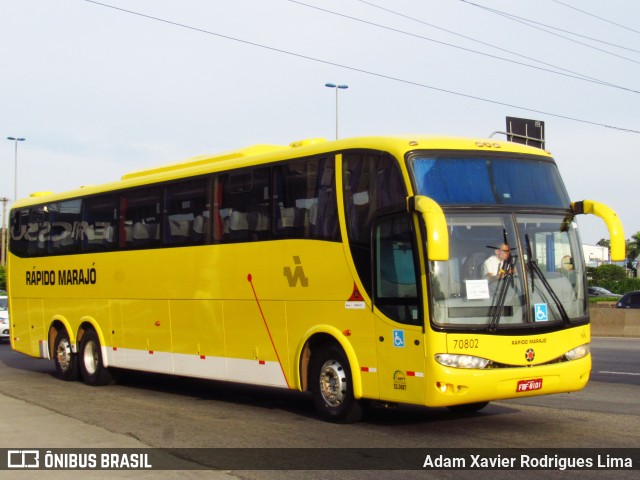 Rápido Marajó 70802 na cidade de São Paulo, São Paulo, Brasil, por Adam Xavier Rodrigues Lima. ID da foto: 11538941.