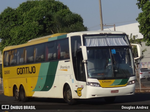 Empresa Gontijo de Transportes 12600 na cidade de Uberaba, Minas Gerais, Brasil, por Douglas Andrez. Número da foto: #11537346.