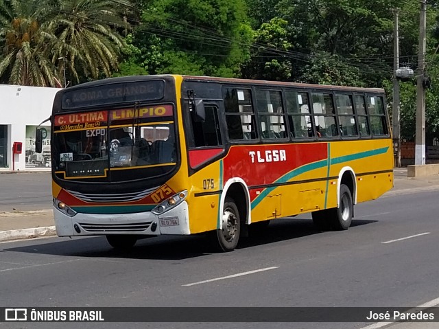 TLGSA - Transporte Loma Grande S.A. - Línea 132 > Transporte LomaGrandense S.A. 075 na cidade de San Lorenzo, Central, Paraguai, por José Paredes. Número da foto: #11541008.