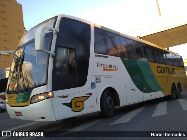 Empresa Gontijo de Transportes 12905 na cidade de Belo Horizonte, Minas Gerais, Brasil, por Hariel Bernades. ID da foto: 11539237.