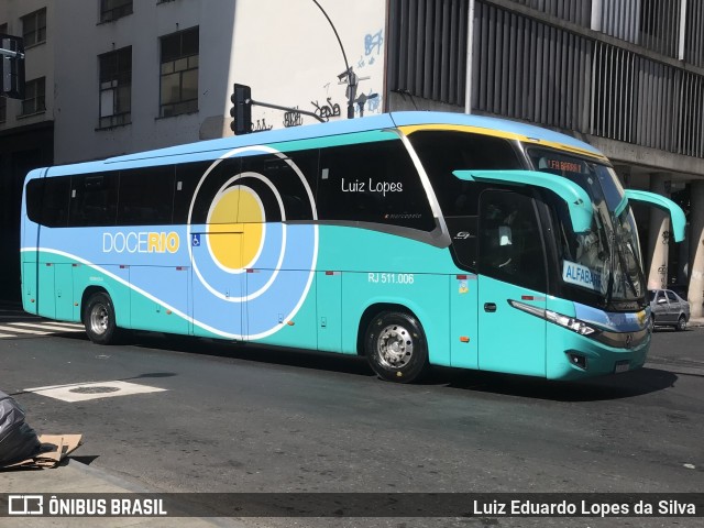 Doce Rio Fretamento e Turismo 3300 na cidade de Rio de Janeiro, Rio de Janeiro, Brasil, por Luiz Eduardo Lopes da Silva. Número da foto: #11541071.