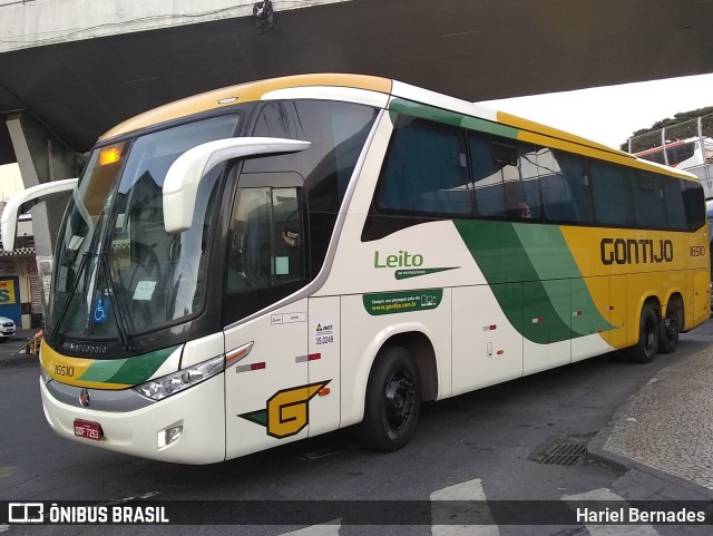 Empresa Gontijo de Transportes 16510 na cidade de Belo Horizonte, Minas Gerais, Brasil, por Hariel Bernades. ID da foto: 11541060.