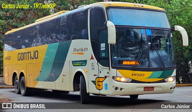 Empresa Gontijo de Transportes 14920 na cidade de São Paulo, São Paulo, Brasil, por Carlos Júnior. ID da foto: 11539782.