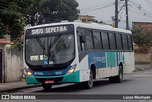 Transportes Campo Grande D53617 na cidade de Rio de Janeiro, Rio de Janeiro, Brasil, por Lucas Machado. Número da foto: #11539732.