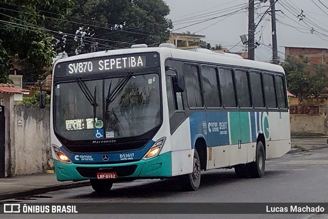 Transportes Campo Grande D53617 na cidade de Rio de Janeiro, Rio de Janeiro, Brasil, por Lucas Machado. ID da foto: 11539732.