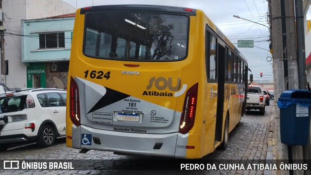 Sancetur - Sou Atibaia 1624 na cidade de Atibaia, São Paulo, Brasil, por PEDRO DA CUNHA ATIBAIA ÔNIBUS. Número da foto: #11540766.