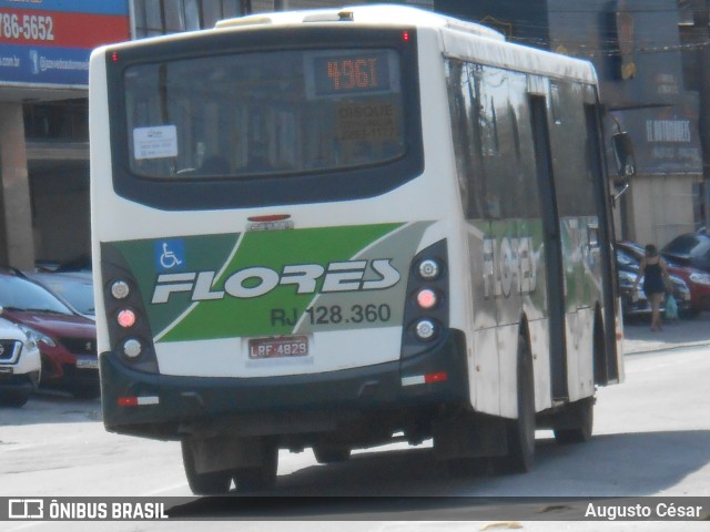 Transportes Flores RJ 128.360 na cidade de São João de Meriti, Rio de Janeiro, Brasil, por Augusto César. Número da foto: #11539765.