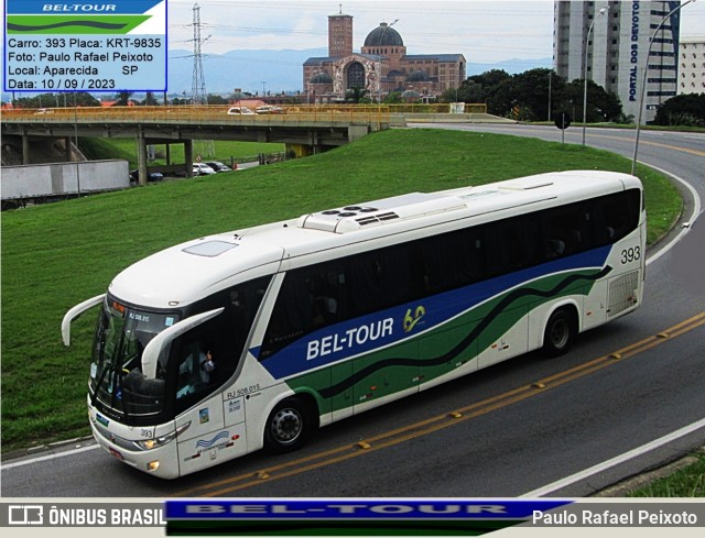 Bel-Tour Transportes e Turismo 393 na cidade de Aparecida, São Paulo, Brasil, por Paulo Rafael Peixoto. Número da foto: #11540844.