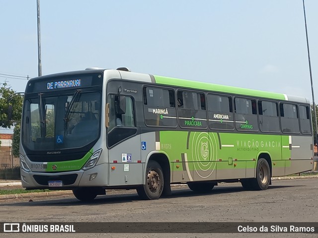 Viação Garcia 81075 na cidade de Paranavaí, Paraná, Brasil, por Celso da Silva Ramos. ID da foto: 11544413.