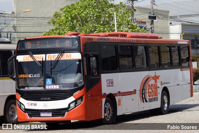 CSM Transporte e Turismo RT 008 na cidade de Belém, Pará, Brasil, por Fabio Soares. ID da foto: 11543832.