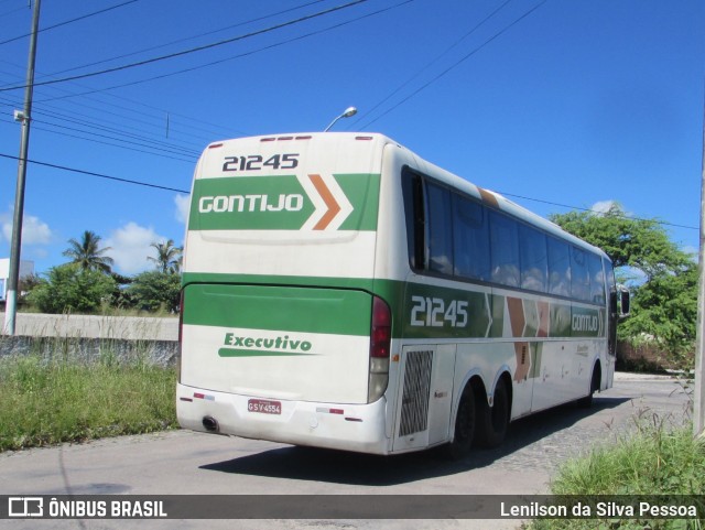 Empresa Gontijo de Transportes 21245 na cidade de Caruaru, Pernambuco, Brasil, por Lenilson da Silva Pessoa. ID da foto: 11544046.