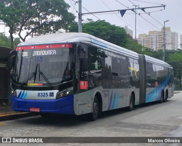 Next Mobilidade - ABC Sistema de Transporte 8325 na cidade de São Bernardo do Campo, São Paulo, Brasil, por Marcos Oliveira. ID da foto: 11543640.