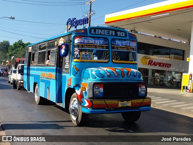 Empresa de Transporte San Juan S.A. - Linea 10 21 na cidade de Ñemby, Central, Paraguai, por José Paredes. Número da foto: #11545199.