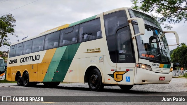 Empresa Gontijo de Transportes 12890 na cidade de Juiz de Fora, Minas Gerais, Brasil, por Juan Pablo. Número da foto: #11545446.